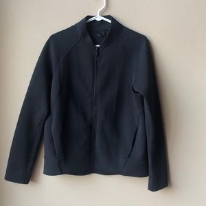 Lululemon black bomber jacket space material